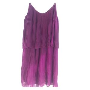 Pleated Purple Parker Dress size Medium